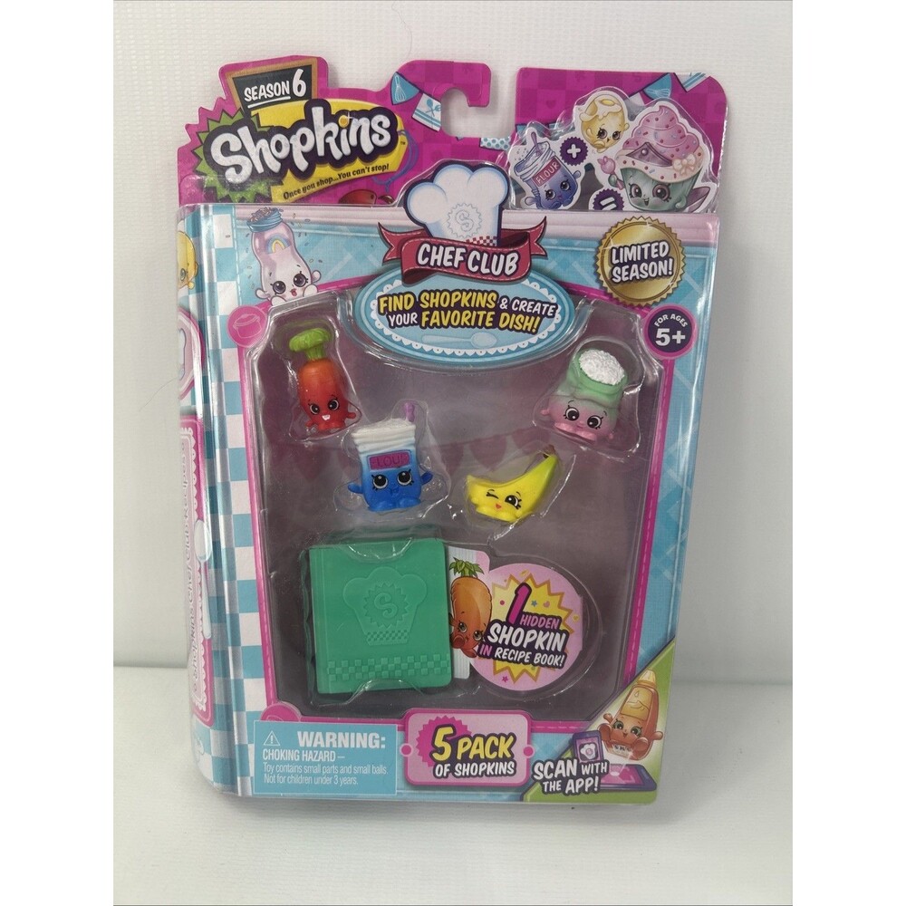 Shopkins Season 6 Chef Club 5 Pack New, Limited Season (#5)